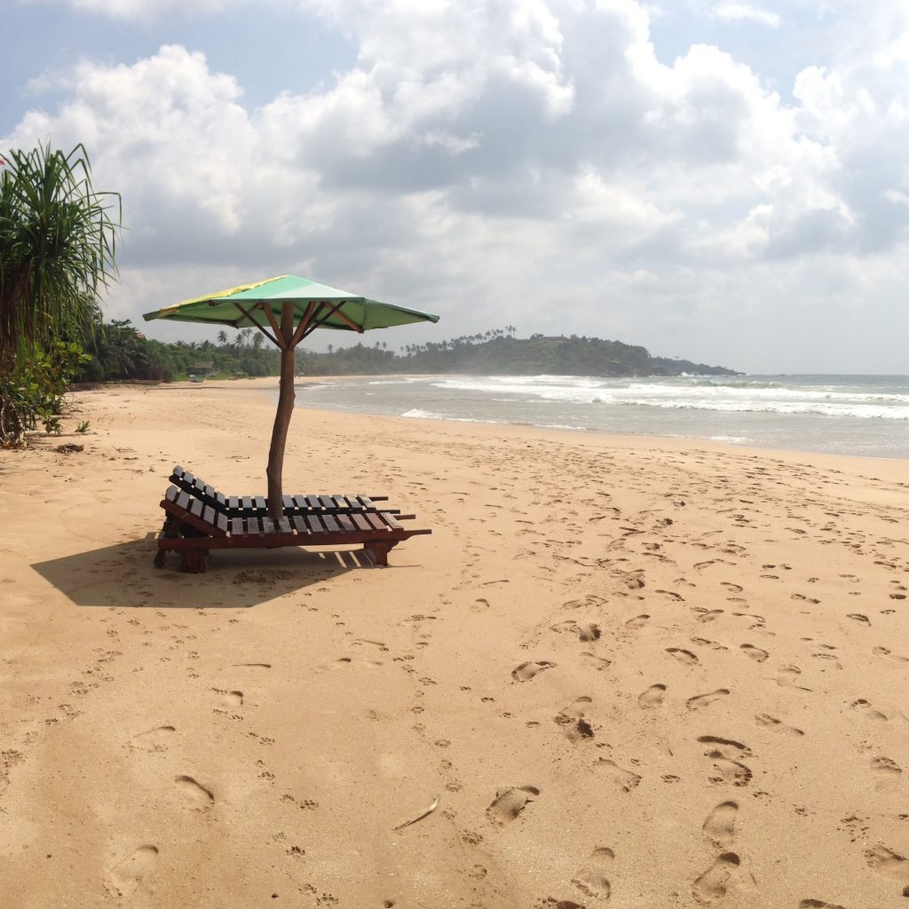 einsamer Strand, Talalla Beach, Sri Lanka