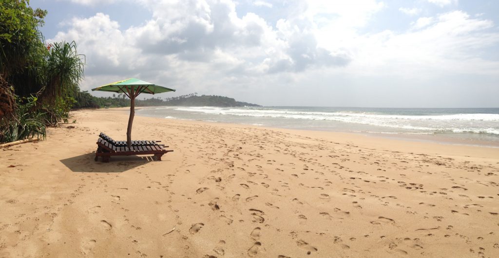 einsamer Strand, Talalla Beach, Sri Lanka