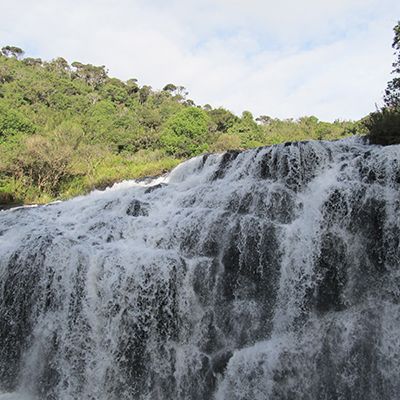 Waterfall in Horton Plains, Sri Lanka