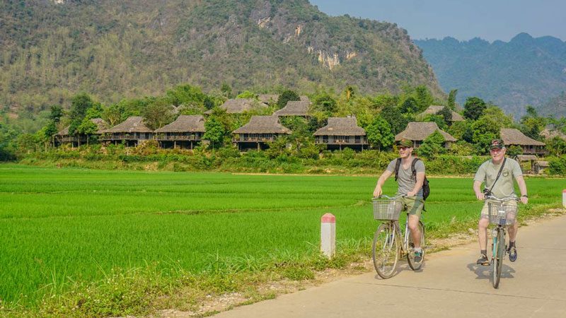 Balade à vélo à Mai Chau